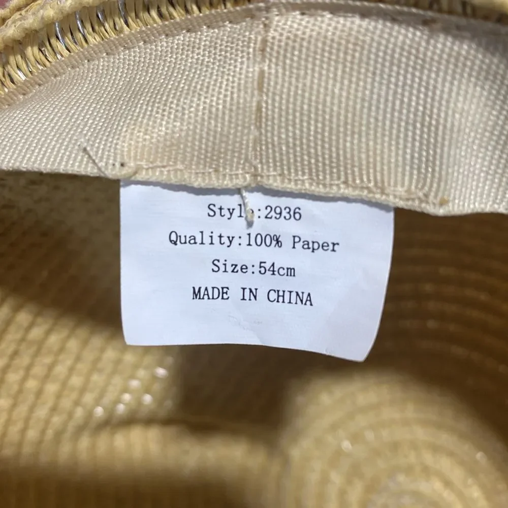 Child’s Kitty Cat Straw Paper Hat